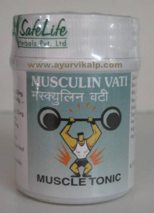 Safe Life, MUSCULIN VATI, 50 Tab, Muscle Tonic